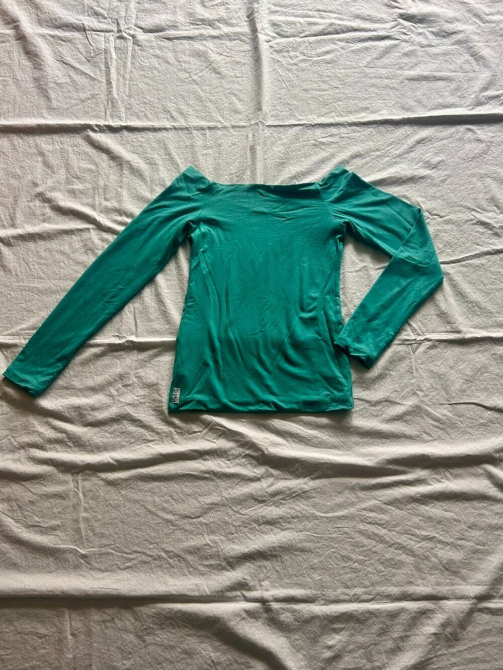 Starfish New Zealand Off Shoulder Top Thick Stretch Knit Y2K Balletcore AU10 US6